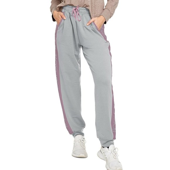 Body Glove Color-Block Pocket Joggers - Gray L - Picture 1 of 9